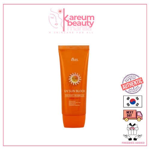 EKEL UV SUN BLOCK SPF 50 PA +++ I ALOE WITH VITAMIN E